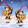 Joycorners Santa Beekeeper Christmas Ornament, Personalized Ornament 2D Flat LM2211