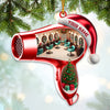 Joycorners Custom Name Hairdresser Ornament, Hair Salon Christmas Decoration39 2D Flat LM2111
