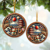 Joycorners Custom Name Ornament, Japan Design 2D Flat LM2211