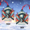 Joyccorners Custom Name Ornament, Skull Chef 2D Flat LM2111