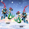 Joycorners Custom Name Diving Couple Ornament, Couple Christmas Gift 2D Flat LM2111