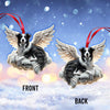 Joycorners Dog Angel Christmas Home Decor Christmas Ornament, Personalized Ornament 2D Flat LM2211