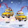 Joycorners Taxi Driver Christmas Ornament, Personalized Ornament 2D Flat LM2211