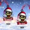 Joyccorners Custom Name Ornament, Merry Christmas Dwarf 2D Flat LM2111