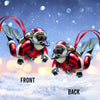 Joycorners Custom Name Diving Santa Ornament, Dive Lover Christmas Gift 2D Flat LM2111