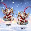 Joycorners Santa Cupid Christmas Home Decor Christmas Ornament, Personalized Ornament 2D Flat LM2211