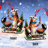 Joycorners BBQ Sausage Christmas Ornament, Personalized Ornament 2D Flat LM2211