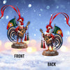 Joycorners Custom Name Portugal Ornament, Portuguese Christmas Gift 2D Flat LM2111