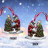Joycorners Santa The Welder Home Decor Christmas Ornament, Personalized Ornament 2D Flat LM2211
