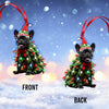 Joycorners Custom Name French Bulldog Ornament, Dog Christmas Gift Decoration 2D Flat LM2111