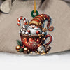 Joyccorners Custom Name Santa Ornament, Home Decor Christmas Gift 2D Flat LM2111