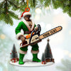 Joycorners Custom Name Carpenter Ornament, Christmas Gift Ornament 2D Flat LM2111