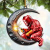Joycorners Custom Name Ornament, Space Engineer 2D Flat LM2211