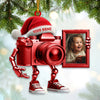 Joycorners Custom Name Photography Ornament, Family Photo Christmas Gift 2D Flat LM2111