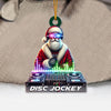 Joyccorners Custom Name Disc Jokey Ornament, Gift for Disc Jokey, DJ Christmas Gift 2D Flat LM2111