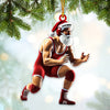 Joycorners Wrestler Santa Home Decor Christmas Ornament, Personalized Ornament 2D Flat LM2211