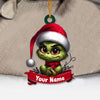 Joyccorners Custom Name Ornament, Merry Christmas Dwarf 2D Flat LM2111
