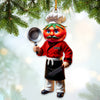 Joycorners Custom Name Chef Ornament, Christmas Gift for Cooking Lover54 2D Flat LM2111