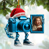 Joycorners Custom Name Photography Ornament, Family Photo Christmas Gift 2D Flat LM2111