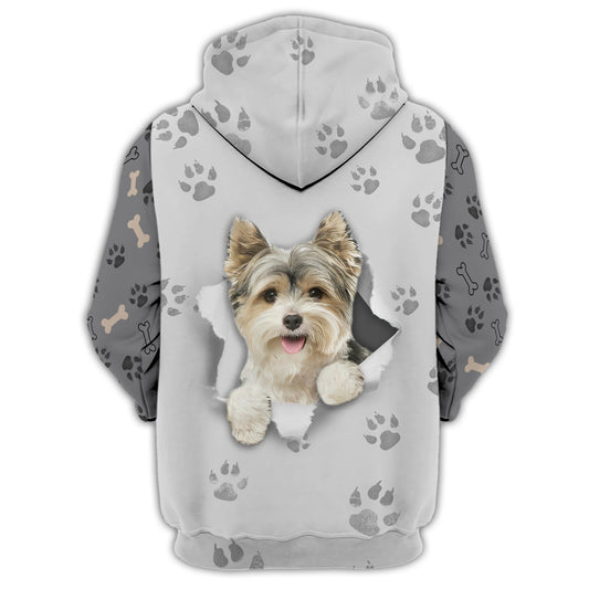 Joycorners Yorkshire Cute 3D Custom Name And Dog Full Print Shirts