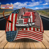 Joycorners Breaking Brick Wall Trucker Customized Name 3D Cap