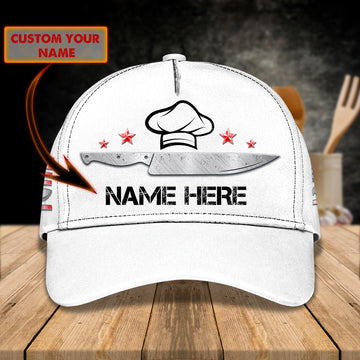 Joycorners Chef 39 Customized Name Cap