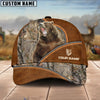 Joycorners Hunting Premium Brown Pattern ( Multi Animal Option ) Personalized Hats