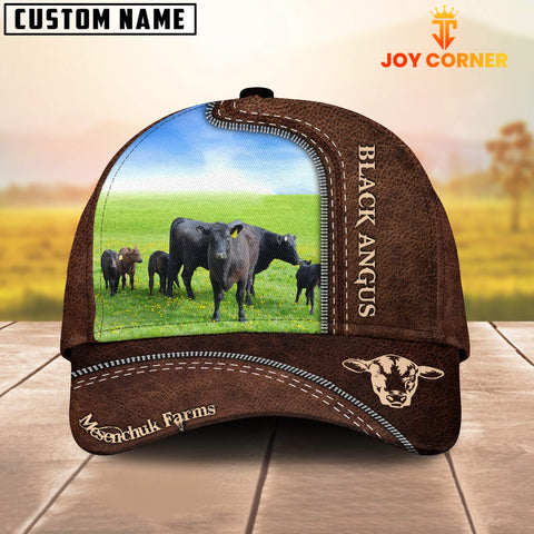 Joycorners Custom Name Custom Image Leather Pattern Cap For Kevin