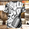 Joycorners Custom 3D Nice Chef Shirts, Master Chef T Shirt 3D, Gift For Master Chef, Chef Shirt