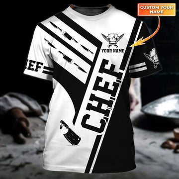 Joycorners Customized 3D All Over Printed Master Chef T Shirts, Men'S Chef Shirts, T Shirt For Master Chef