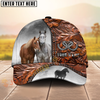 Joycorners Horse Dark Brown Heart Craving Personalized Name Cap (8 Breeds)