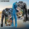 Joycorners Fishing Sparkling Water Smoke Pattern Design Custom Name & Team Name 3D Shirts (11 Breeds)