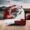 Joycorners Fishing Red Dark Pattern Sport Pattern Personalized Name 3D Cap (11 Breeds)