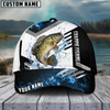 Joycorners Fishing Blue Flame Sport Pattern Personalized Name 3D Cap (11 Breeds)