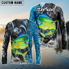 Joycorners Fishing Sparkling Water Smoke Pattern Design Custom Name & Team Name 3D Shirts (11 Breeds)