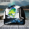 Joycorners Fishing Blue Flame Sport Pattern Personalized Name 3D Cap (11 Breeds)