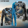 Joycorners Fishing Sparkling Water Smoke Pattern Design Custom Name & Team Name 3D Shirts (11 Breeds)
