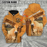 Joycorners  Personalized Name Parthenaise All Over Printed 3D Cattle Hoodie