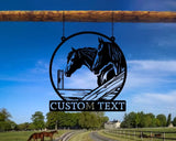 Personalized Name Horse Metal Sign