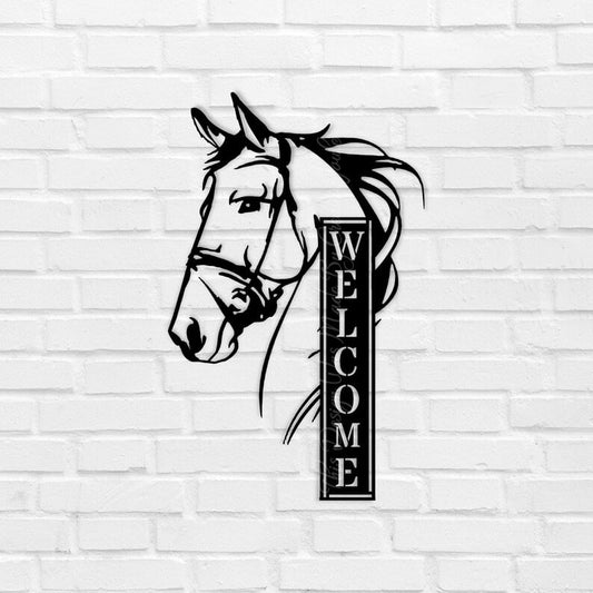 Personalized Name Horse Metal Sign