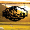 Personalized Name Farm Metal Sign