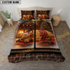 Joycorners Highland Personalized Name Merry Christmas Cow Bedding set