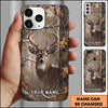 Joycorners Autumn Forest Deer Personalized Name Phone Case