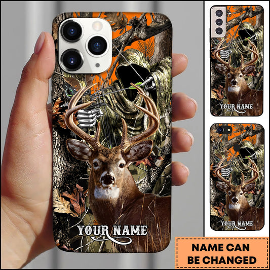Joycorners Bow Hunter Deer Personalized Name Phone Case