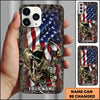 Joycorners American Flag Bow Hunter Personalized Name Phone Case