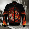 Maxcorners Firefighter Dragon All Over Print For Men & Women 3D Shirt, Proud of Firefighter LM1911