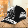 Joycorners Trucker BnW Customized Name 3D Cap
