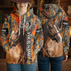 Joycorners Snowfall Horse Love Personalized Name 3D Hoodie (8 Breeds)