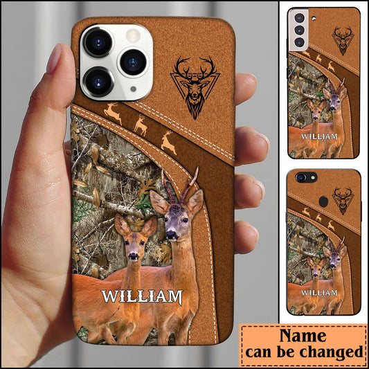 Joycorners Roe Deer Hunting Personalized Name Phone Case LM1012