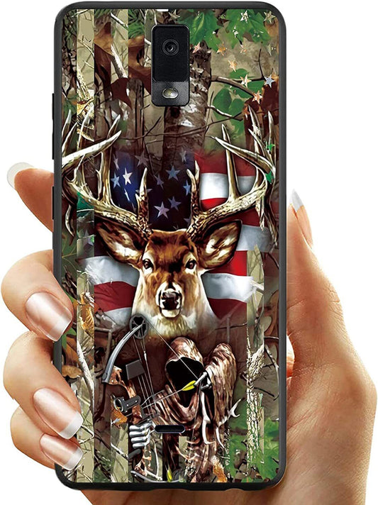 Joycorners American Deer Hunting Flag Camo Hunter Pattern Personalized Nam Phone Case